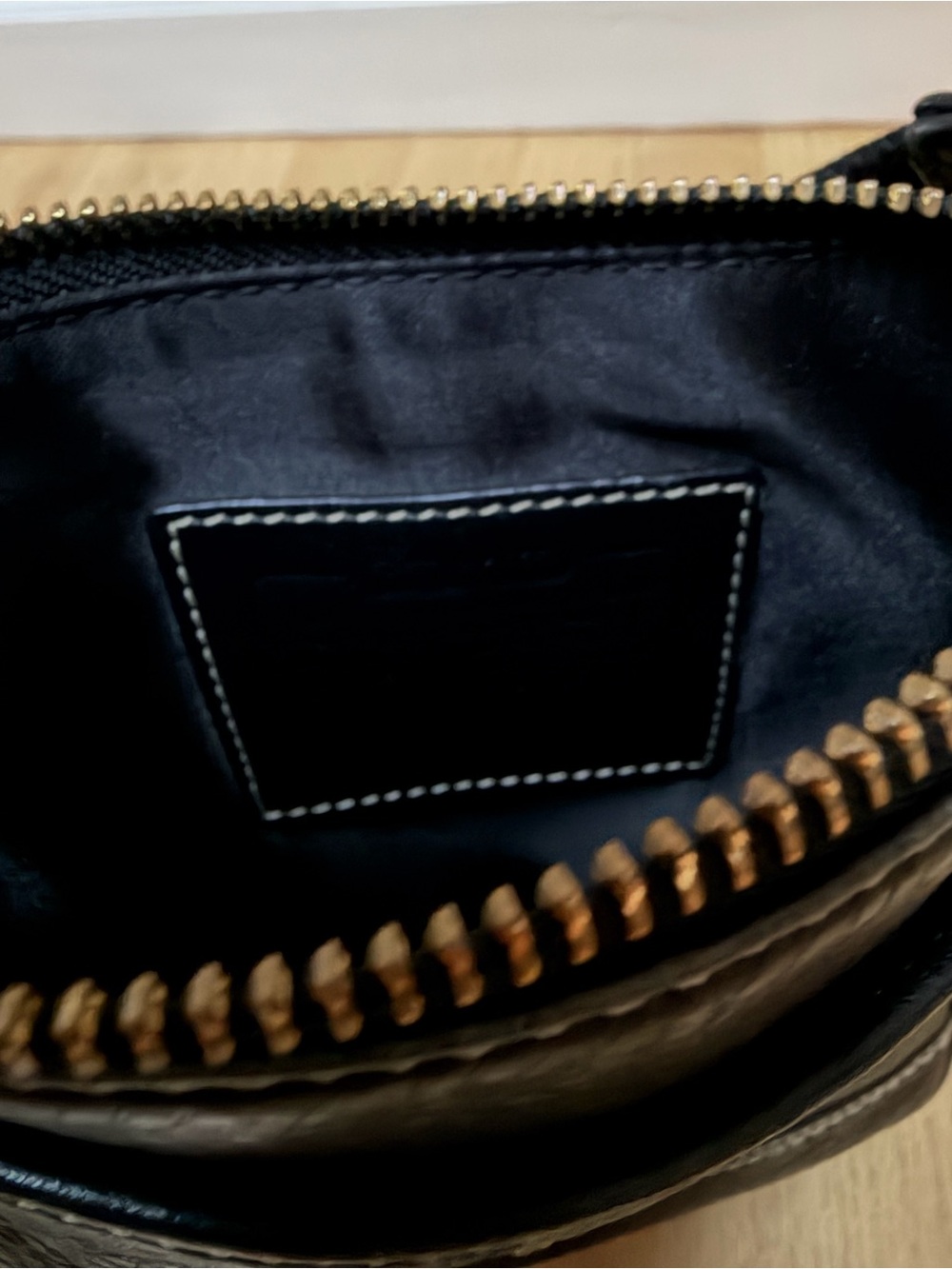 Coach Black Crossbody Leather Shoulder Bag - Picture 6 of 6